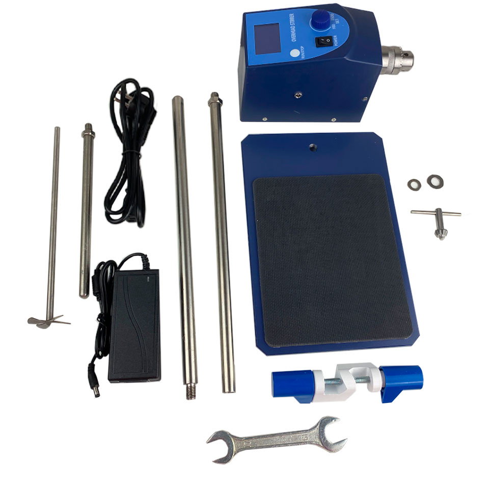 Мешалка верхнеприводная Stegler MV-6D (цифровая, до 20л., 60 Вт)